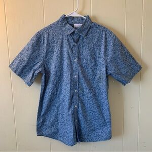 Old Navy Blue Button Down Shirt Medium M